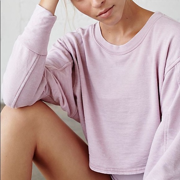 FREE PEOPLE Movement Zuma Sweatshirt In Cottonwood - Picture 4 of 5